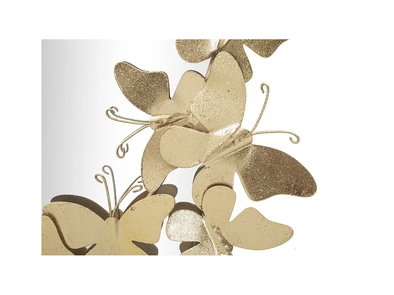 Miroir avec Cadre Papillon 32, Or, 59x3x89,5 cm, Epikasa