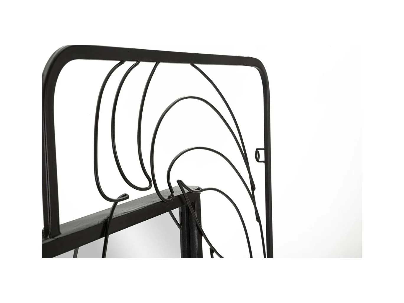 Ingelijste Spiegel MF508, Zwart, 64,8x3,8x85 cm, Epikasa