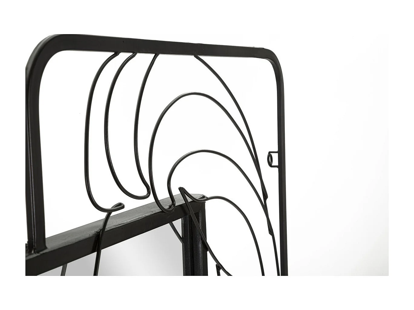 Lustro w Ramie MF508, Czarny, 64,8x3,8x85 cm, Seven Design