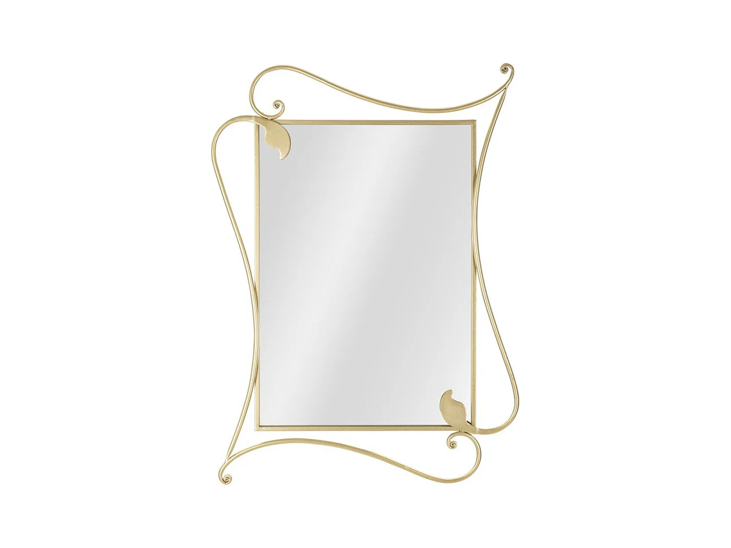 Miroir avec Cadre MF485, Or, 80x4x110 cm, Seven Design
