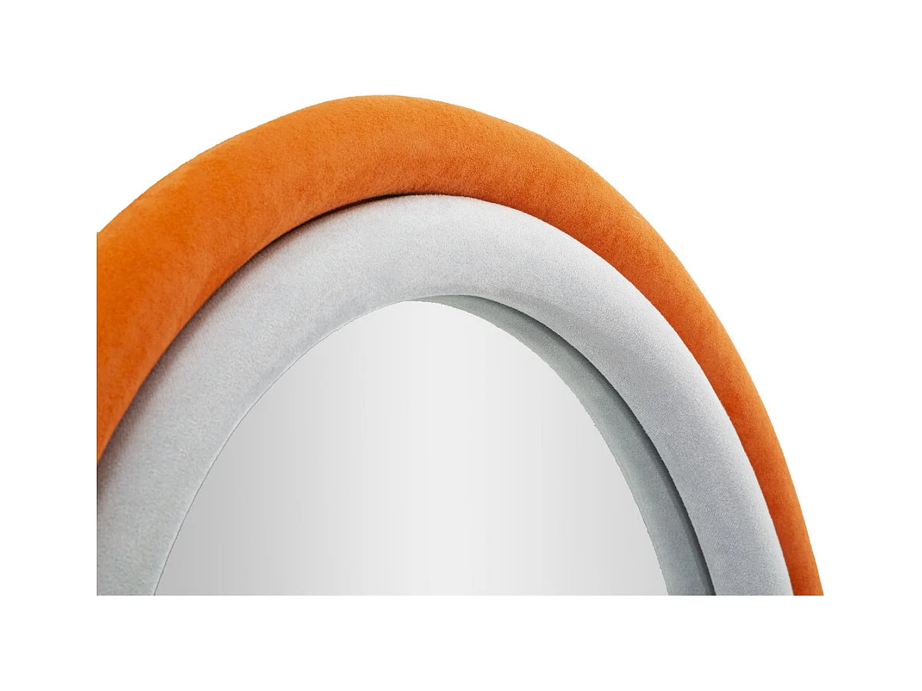 Espelho com Moldura MF469, Laranja, 60x4x90 cm, Epikasa