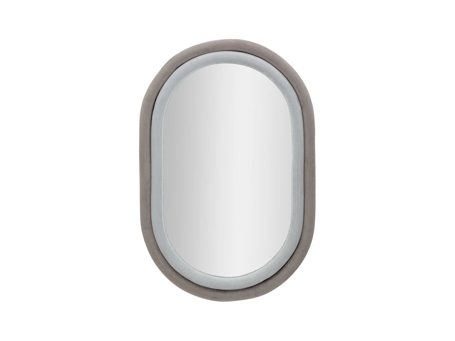 Espelho com Moldura MF468, Cinzento, 60x4x90 cm, Epikasa