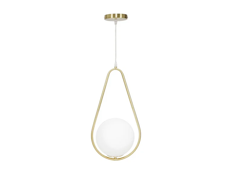 Lampa Wisząca MF81, Złoto, 24x20x46 cm, Seven Design