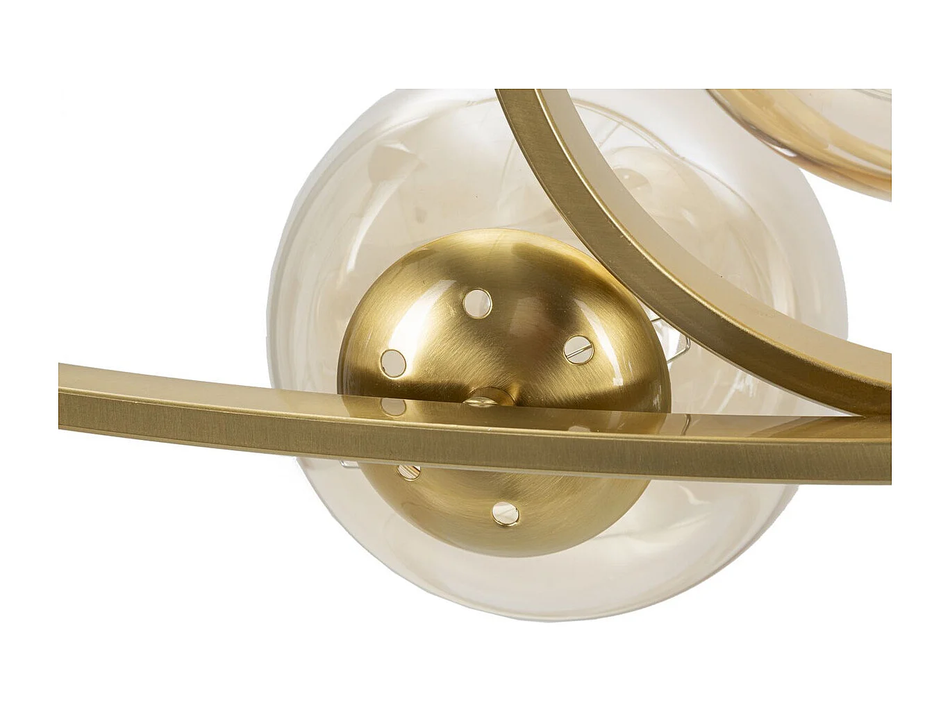 Hanglamp MF83, Goud, 100x30x30 cm, Seven Design