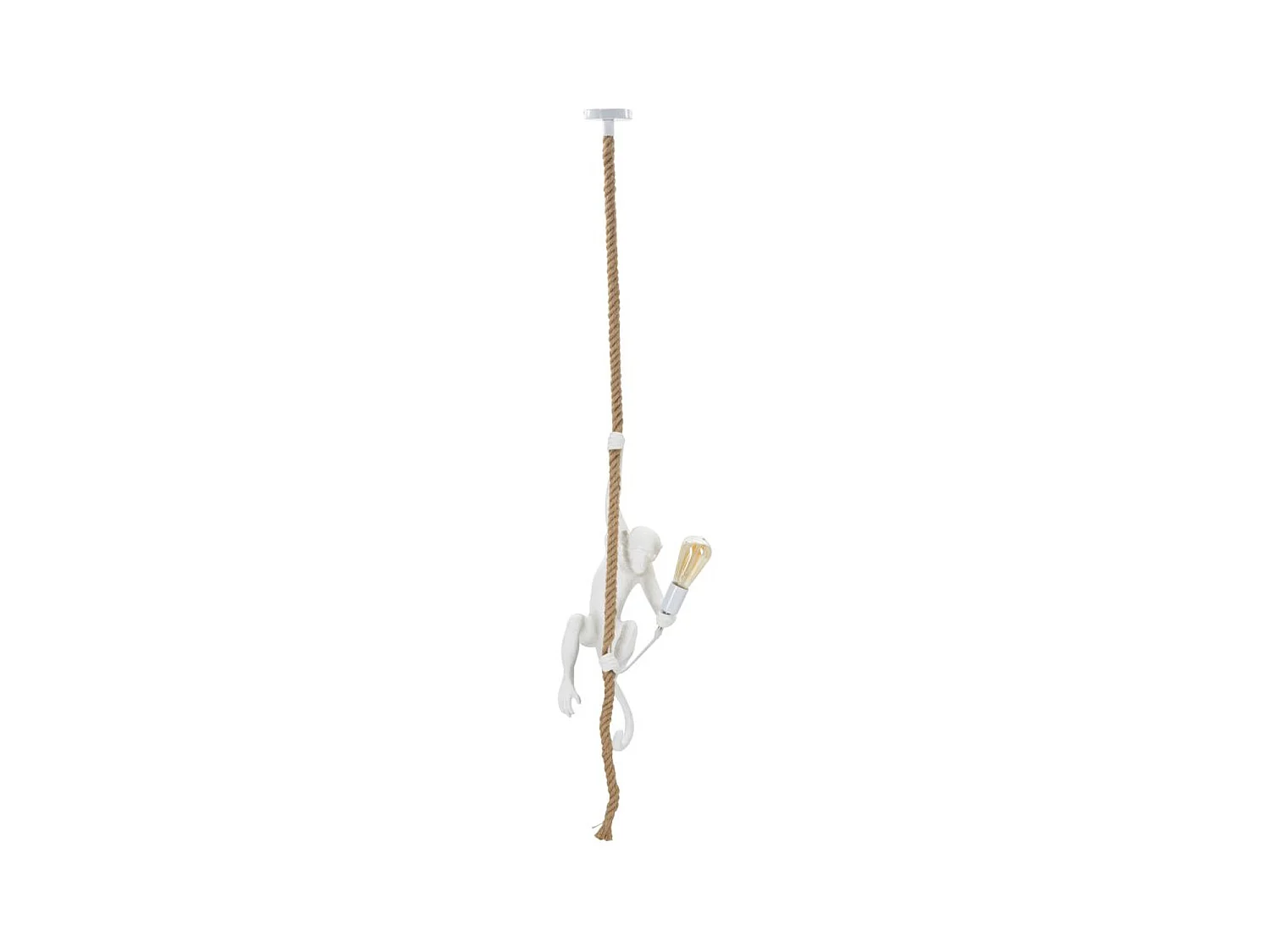 Suspension Singe, Blanc, 27x32x60 cm, Epikasa