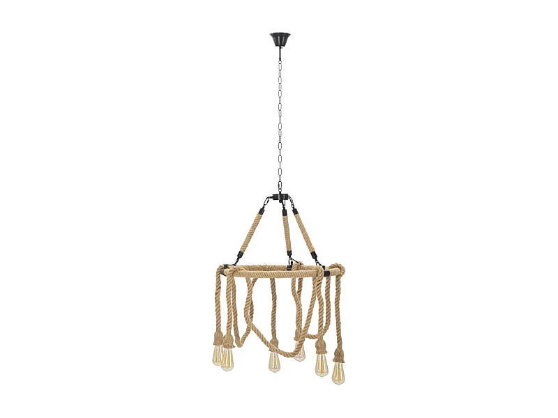 Lampa Wisząca MF75, Brązowy, 64x64x90 cm, Epikasa