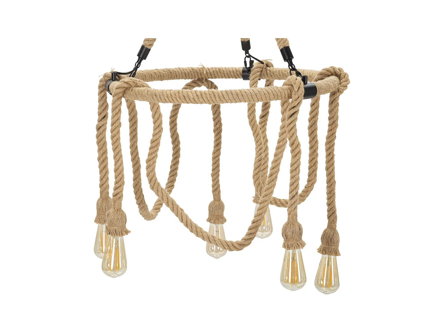 Lampada a Sospensione MF75, Marrone, 64x64x90 cm, Epikasa