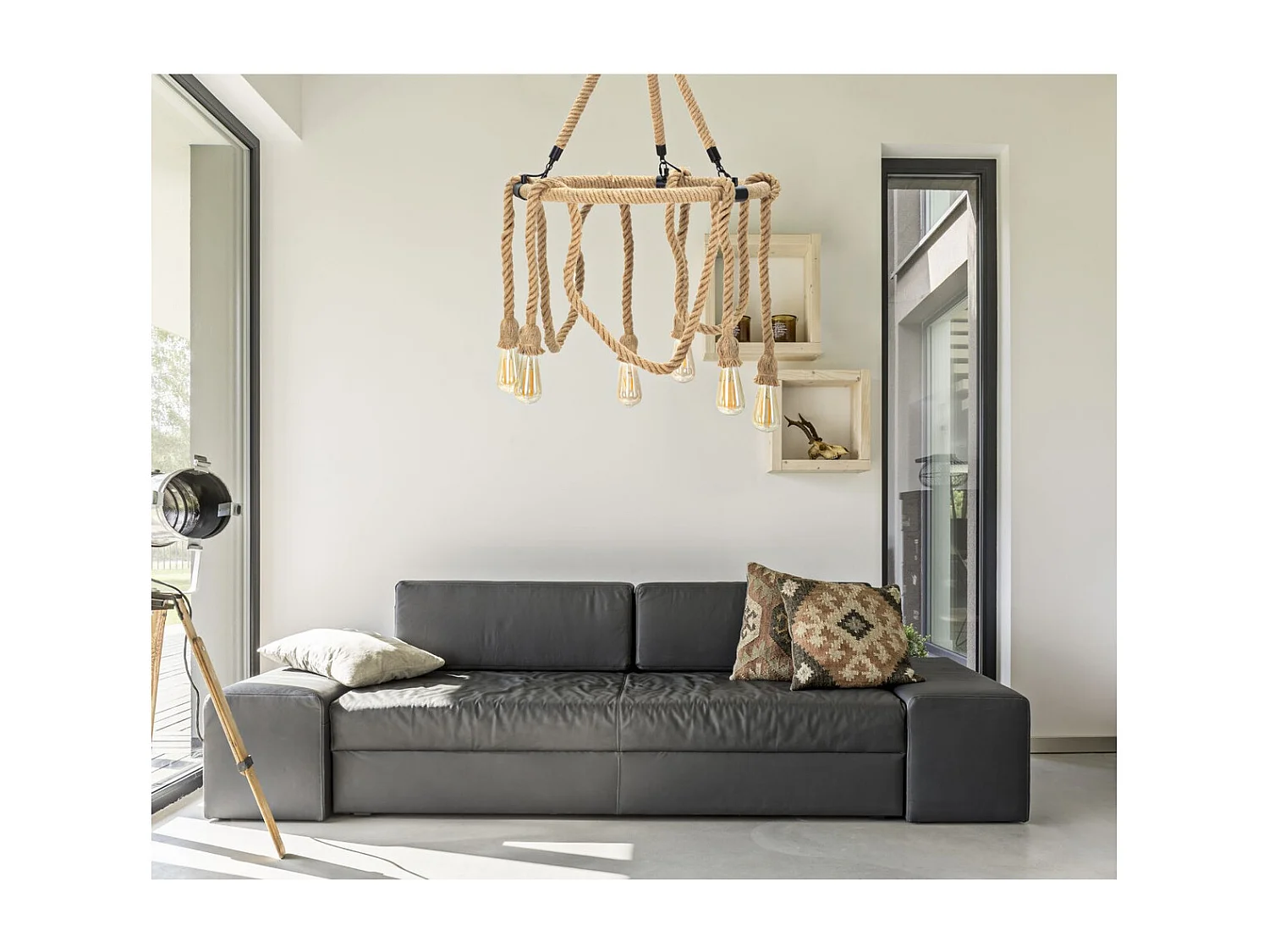 Suspension MF75, Marron, 64x64x90 cm, Seven Design