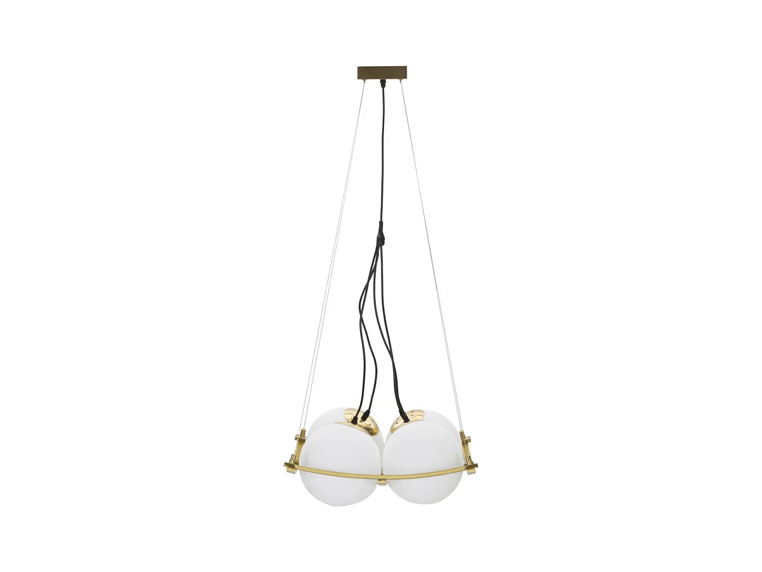 Candeeiro Suspenso MF79, Branco, 45x45x20 cm, Epikasa