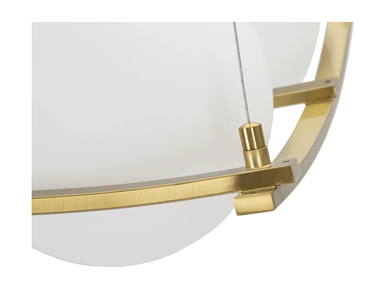 Candeeiro Suspenso MF79, Branco, 45x45x20 cm, Epikasa