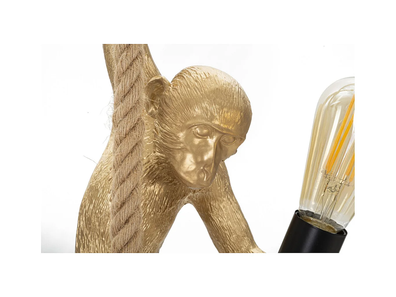 Lampa Wisząca Małpa 1, Złoto, 27x32x60 cm, Epikasa