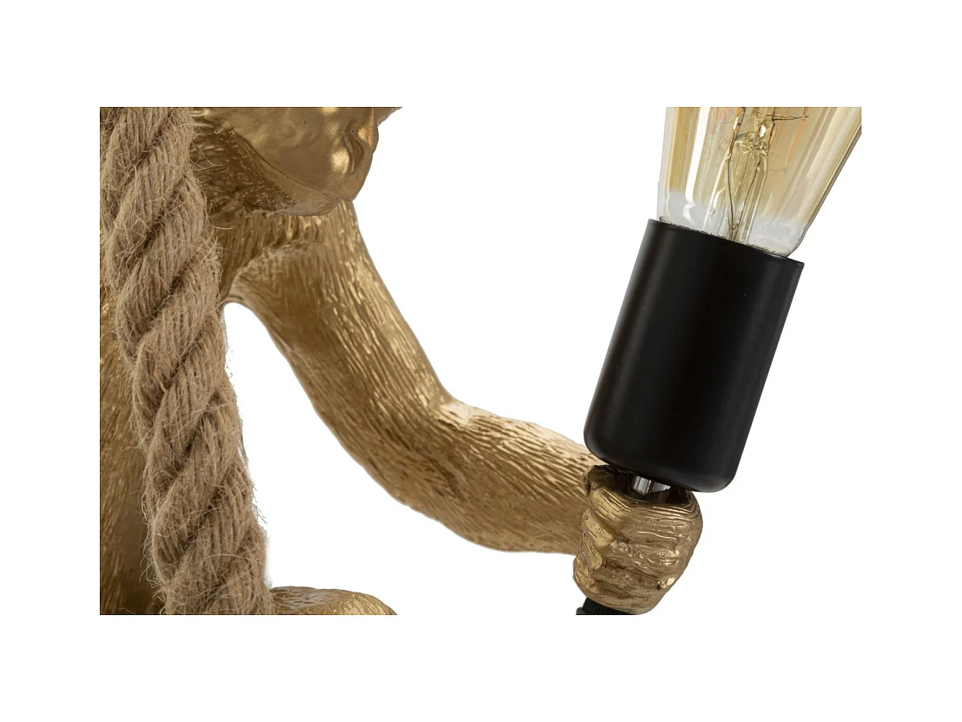 Lampa Wisząca Małpa 1, Złoto, 27x32x60 cm, Epikasa