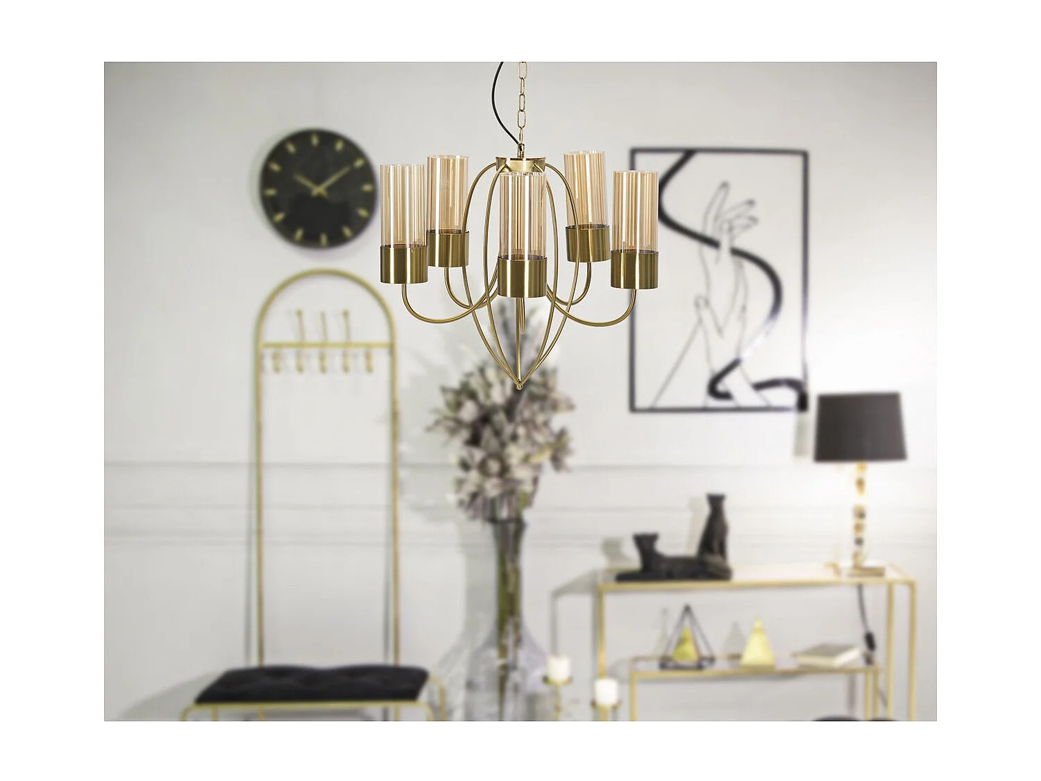 Suspension MF78, Noir, 60x60x103 cm, Seven Design