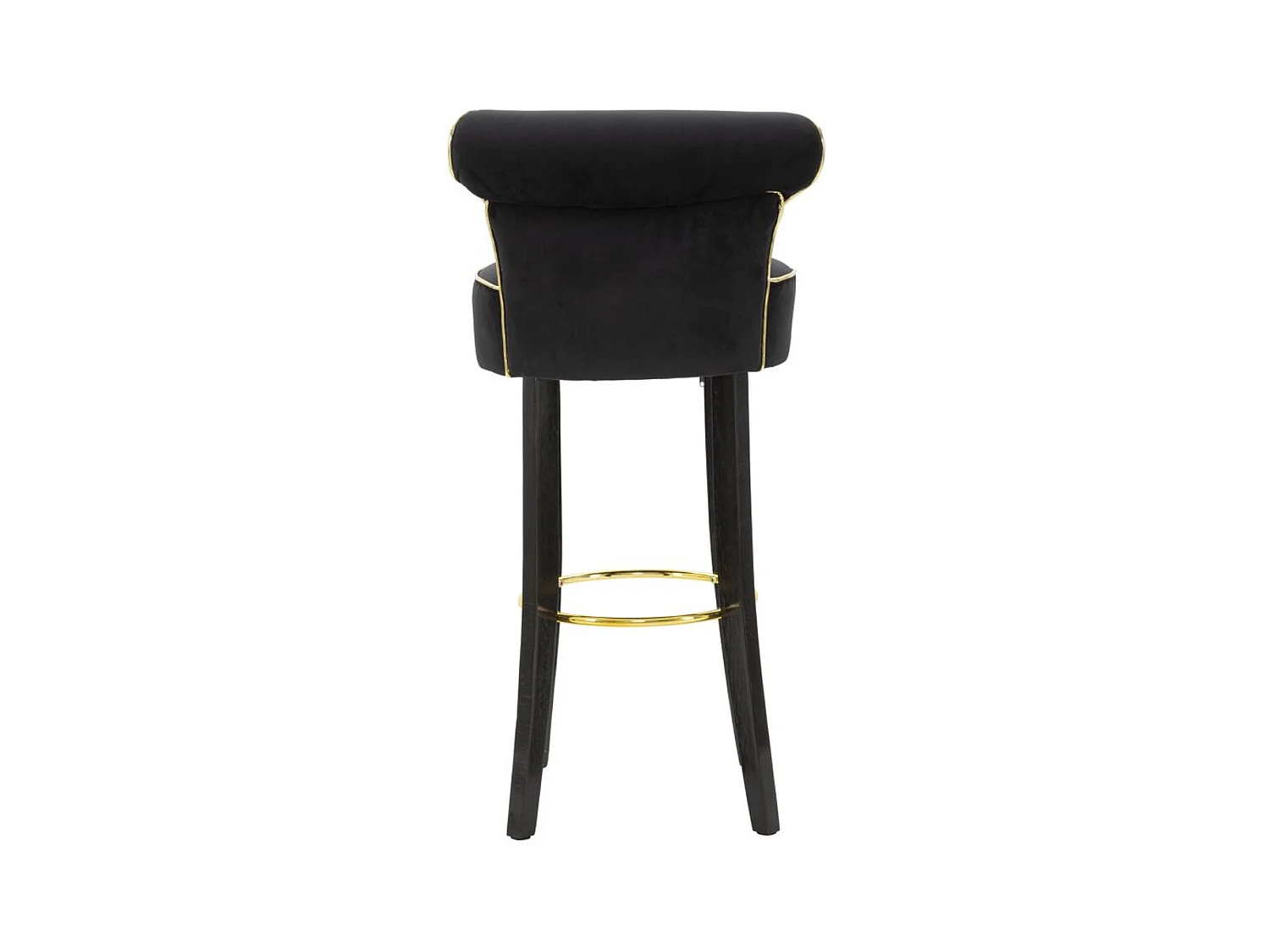 Tabouret Haut MF442, Noir, 46x48x96 cm, Seven Design
