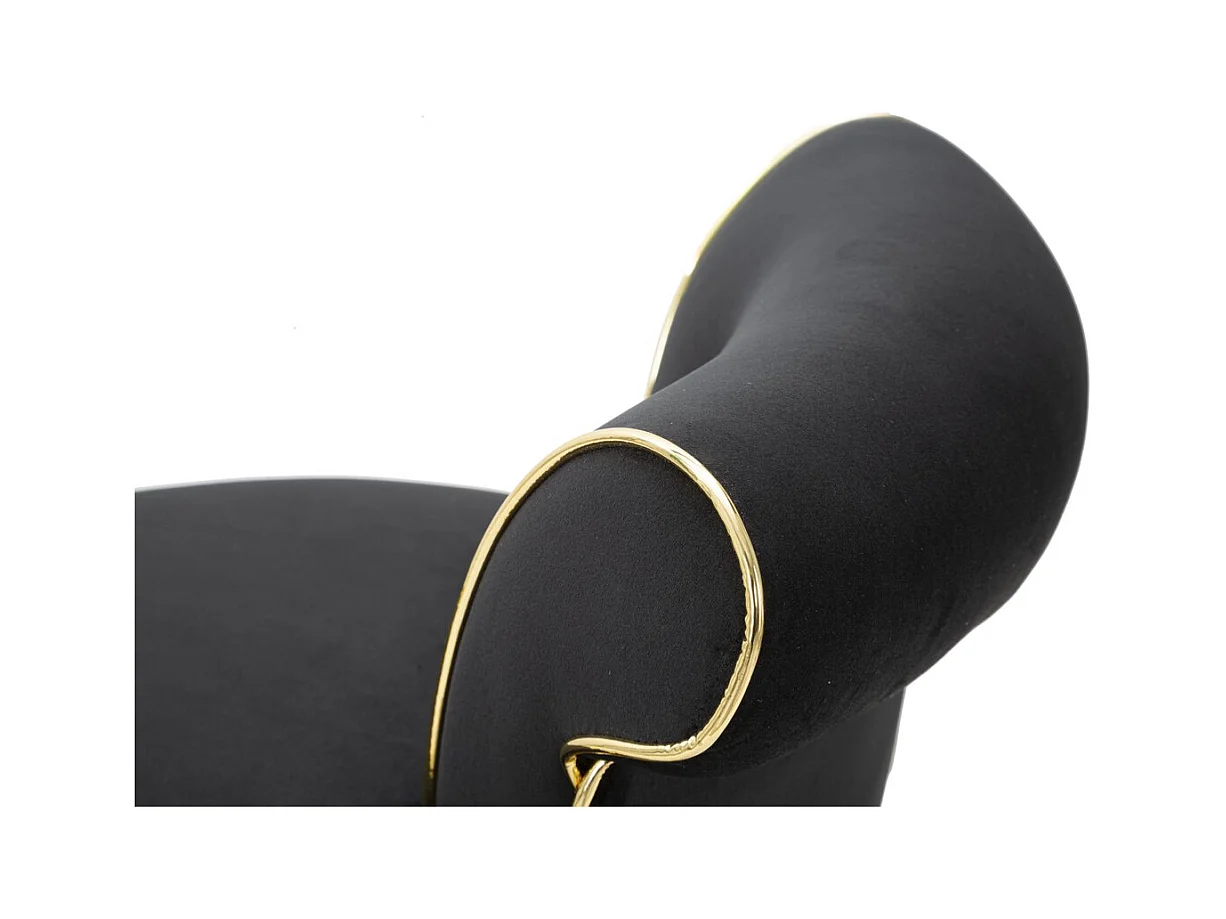 Tabouret Haut MF442, Noir, 46x48x96 cm, Seven Design