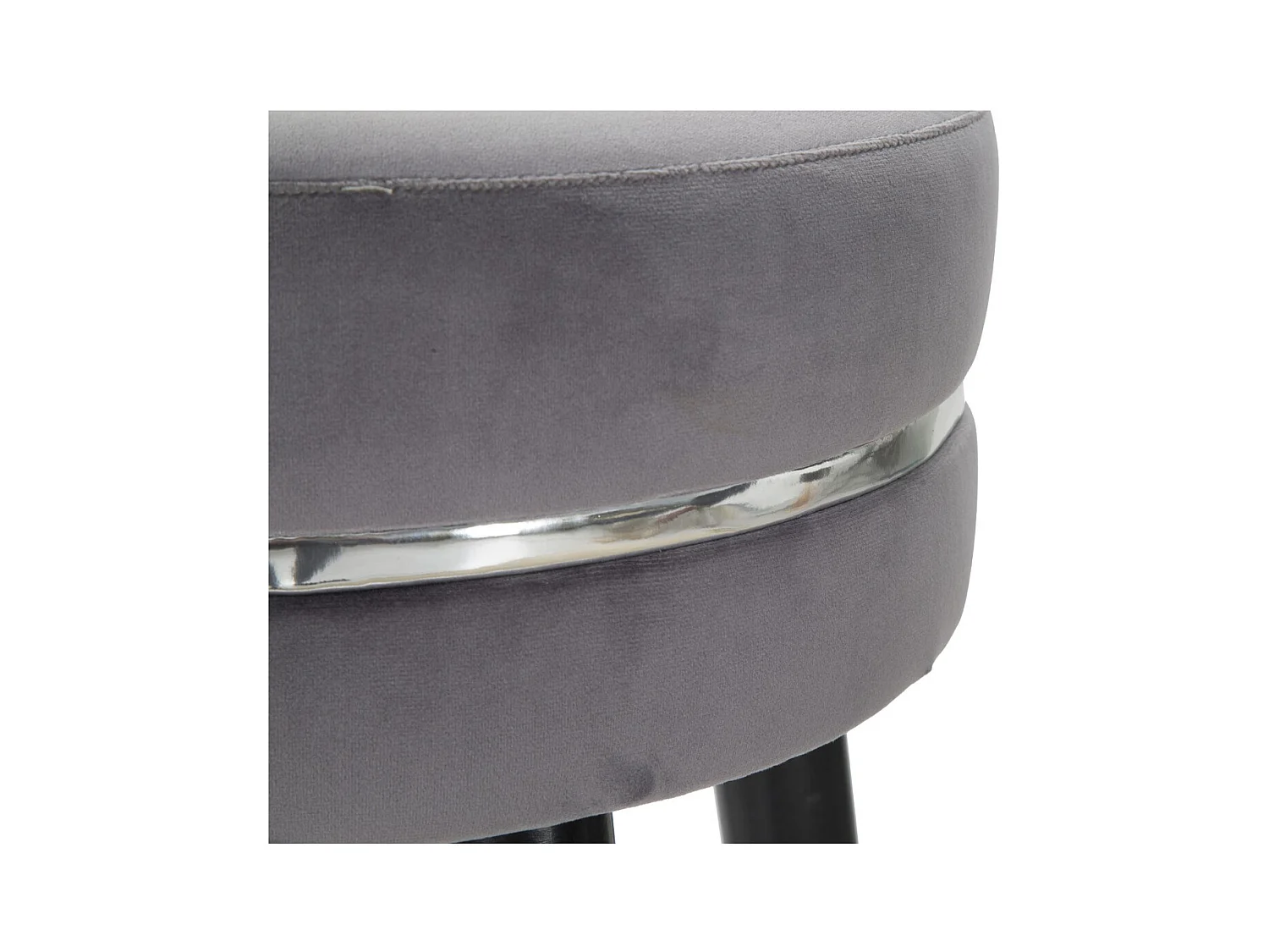 Tabouret Haut MF436, Gris, 35x35x74 cm, Seven Design