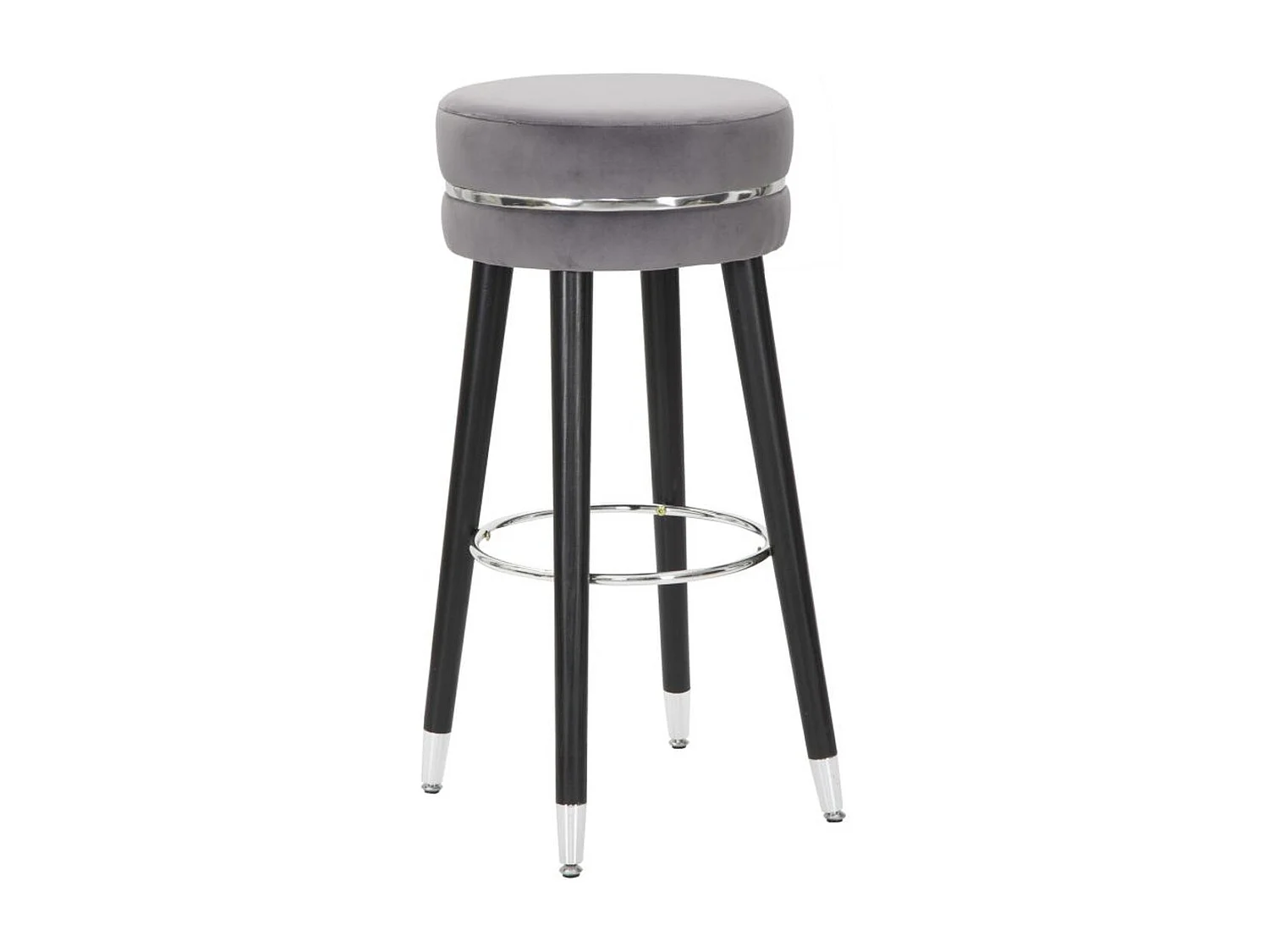 Hoge Kruk MF436, Grijs, 35x35x74 cm, Seven Design