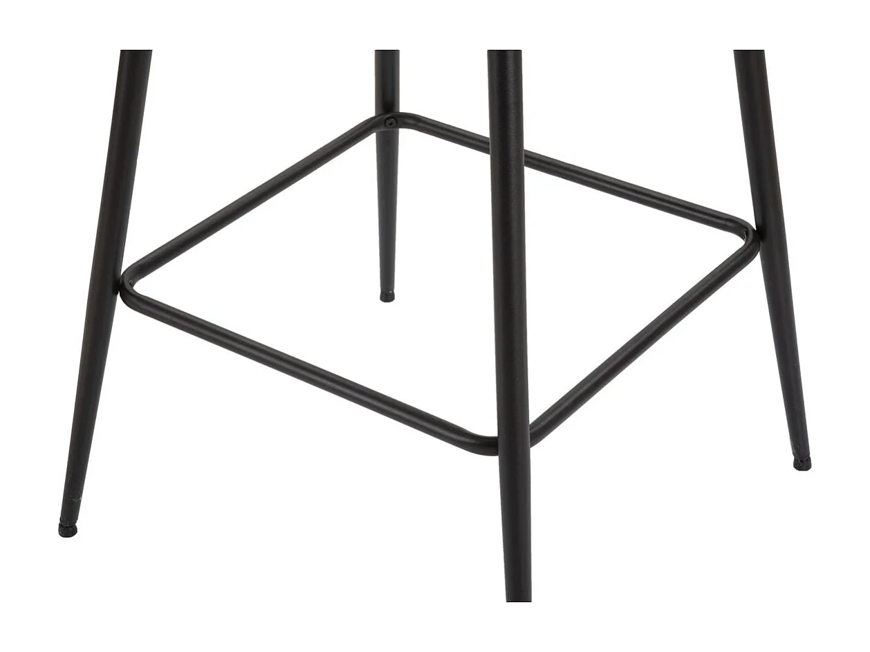 Zestaw 2 wysokich stołków MF434, Szary, 55x55x109 cm, Seven Design