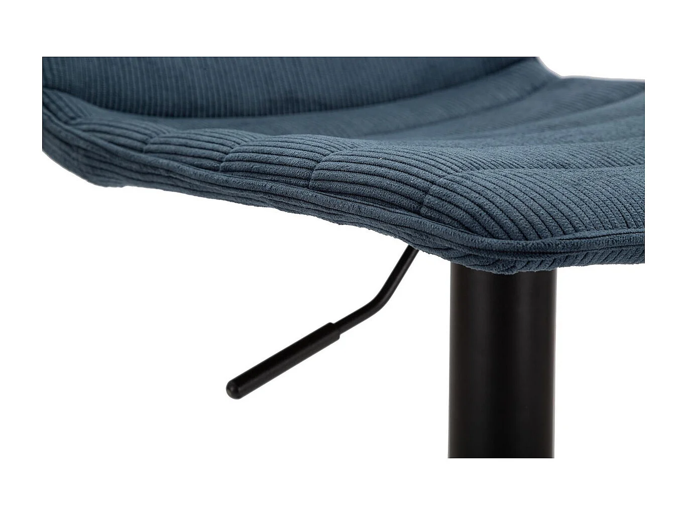 Set van 2 Hoge Krukken MF445, Zwart, 43x49,5x85,5 cm, Epikasa