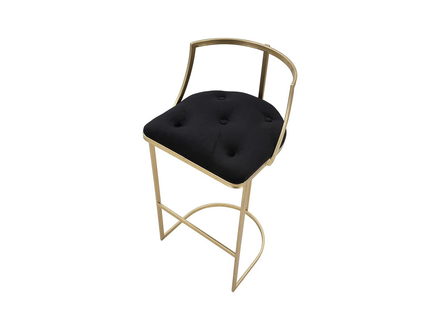 Taburete Alto MF450, Oro, 45x45x90 cm, Epikasa