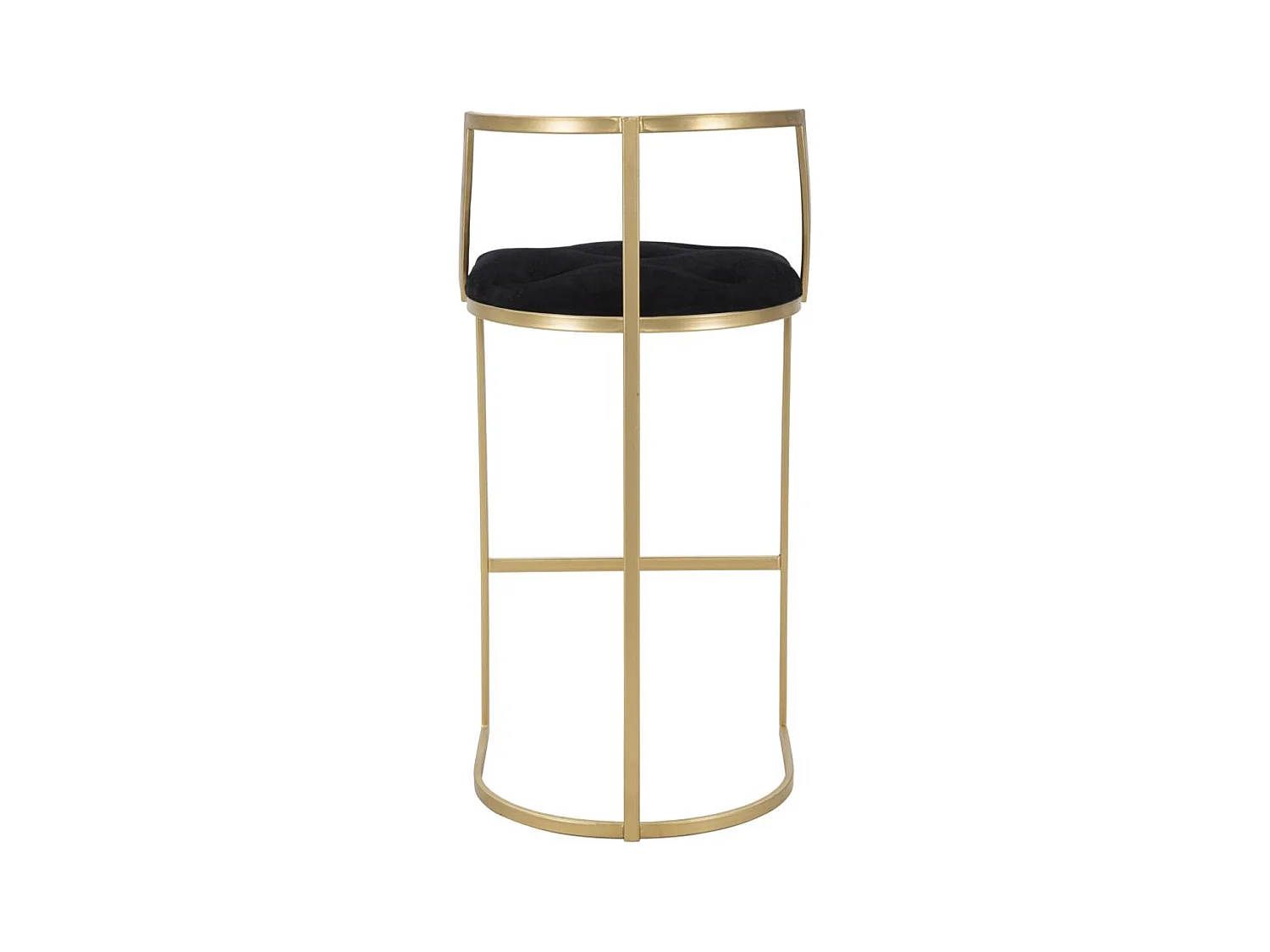 Taburete Alto MF450, Oro, 45x45x90 cm, Epikasa