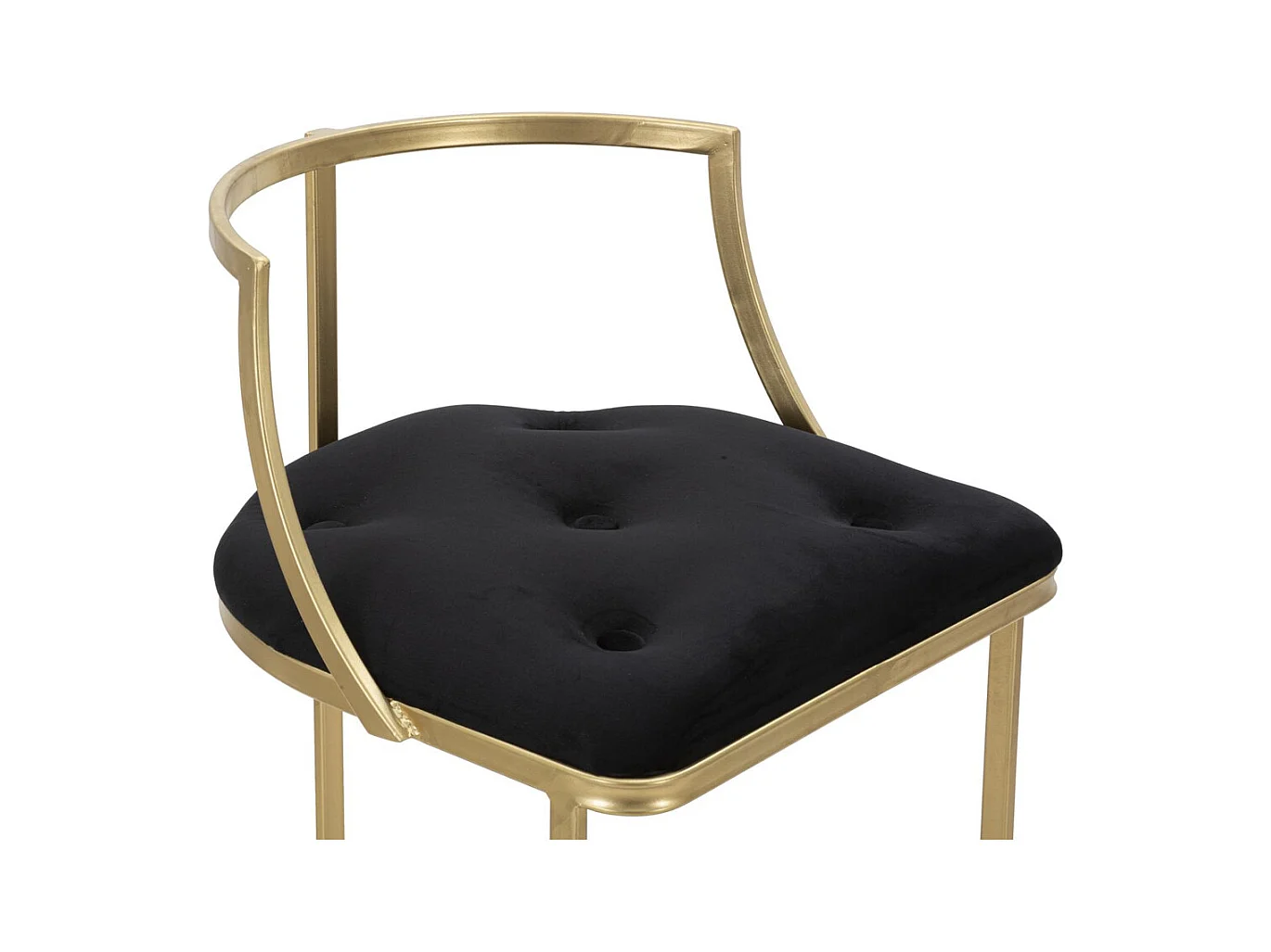 Taburete Alto MF450, Oro, 45x45x90 cm, Epikasa