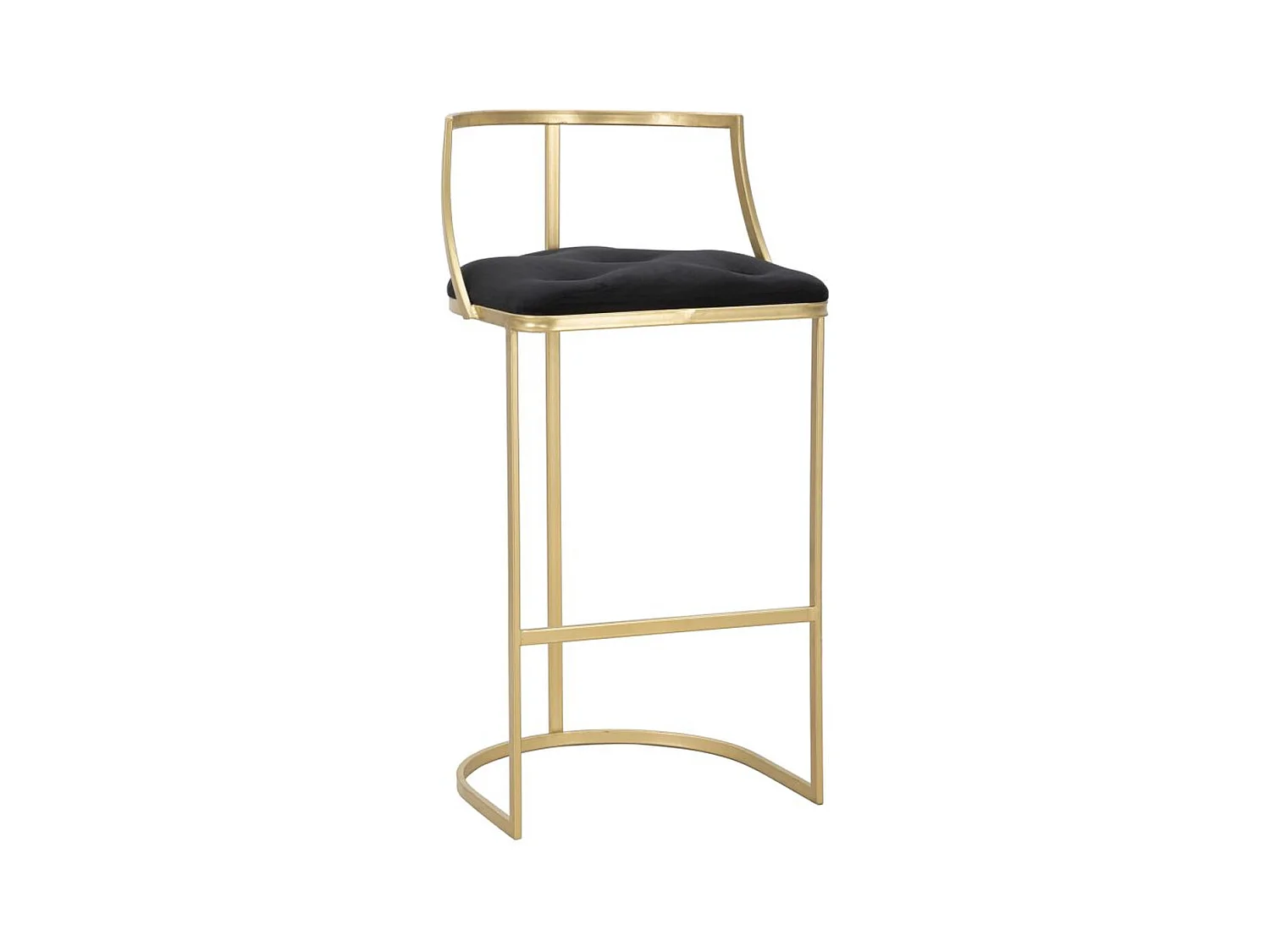 Tabouret Haut MF450, Or, 45x45x90 cm, Epikasa