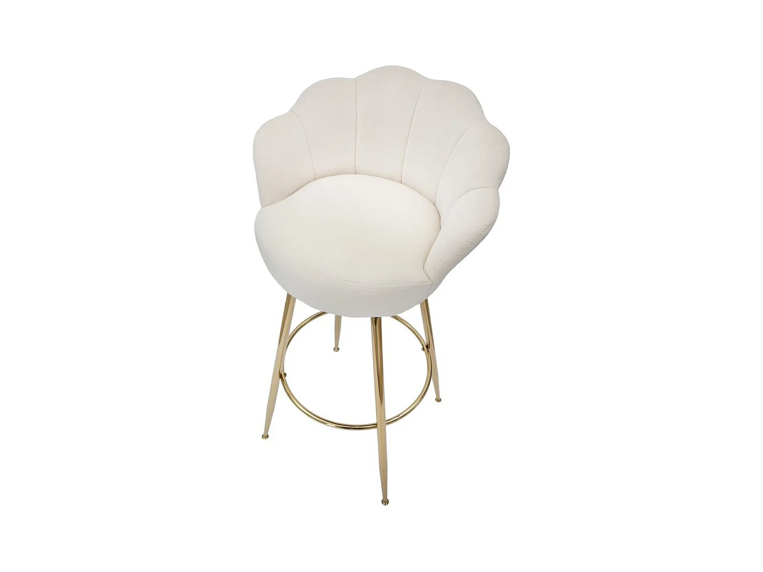 Wysoki Stołek MF451, Beżowy, 55x53x110 cm, Epikasa