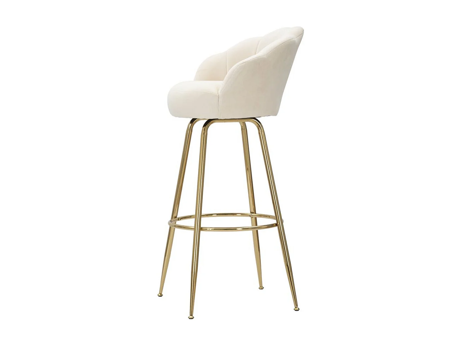 Tabouret Haut MF451, Beige, 55x53x110 cm, Seven Design
