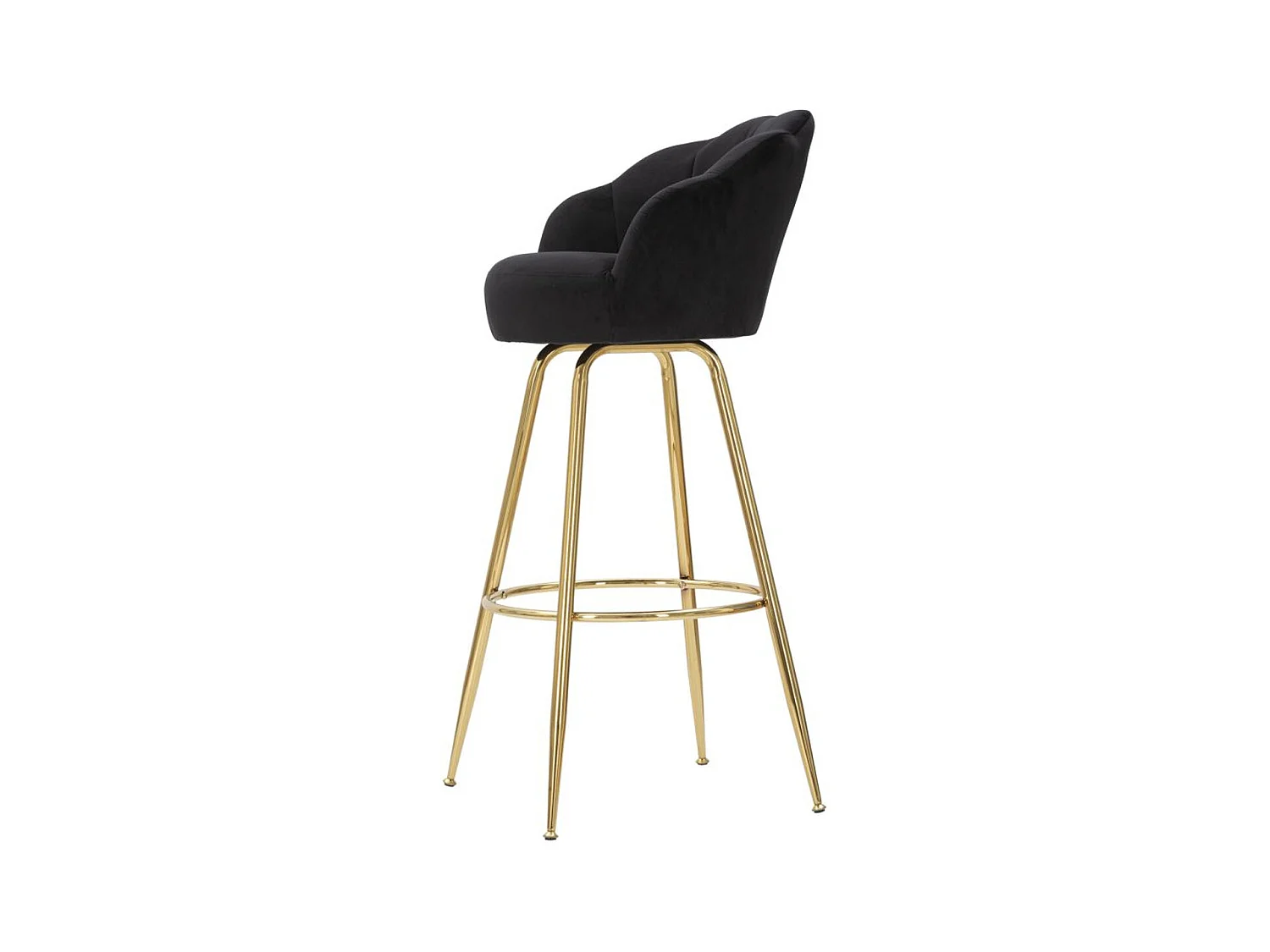 Tabouret Haut MF452, Noir, 55x53x110 cm, Seven Design