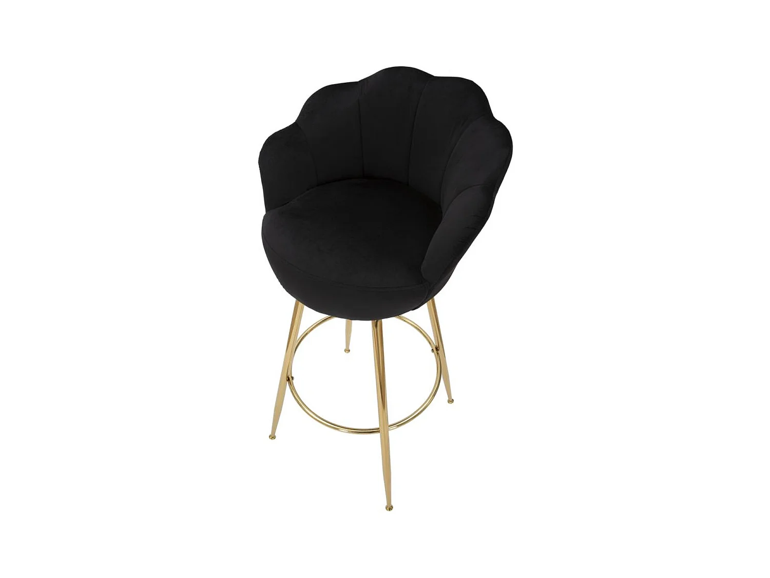 Tabouret Haut MF452, Noir, 55x53x110 cm, Seven Design