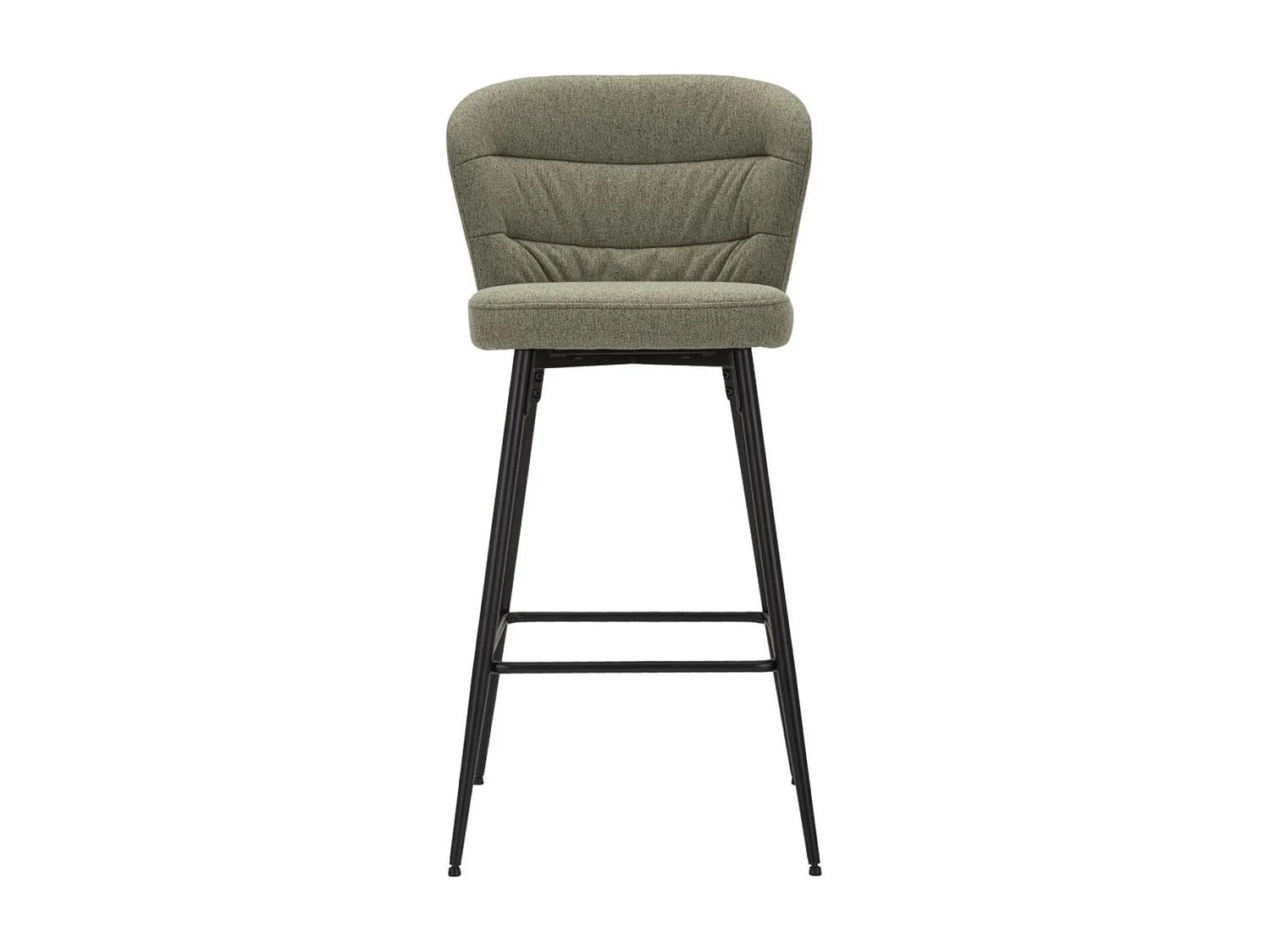 Juego de 2 Taburetes Altos MF433, Verde, 52x59x108 cm, Seven Design