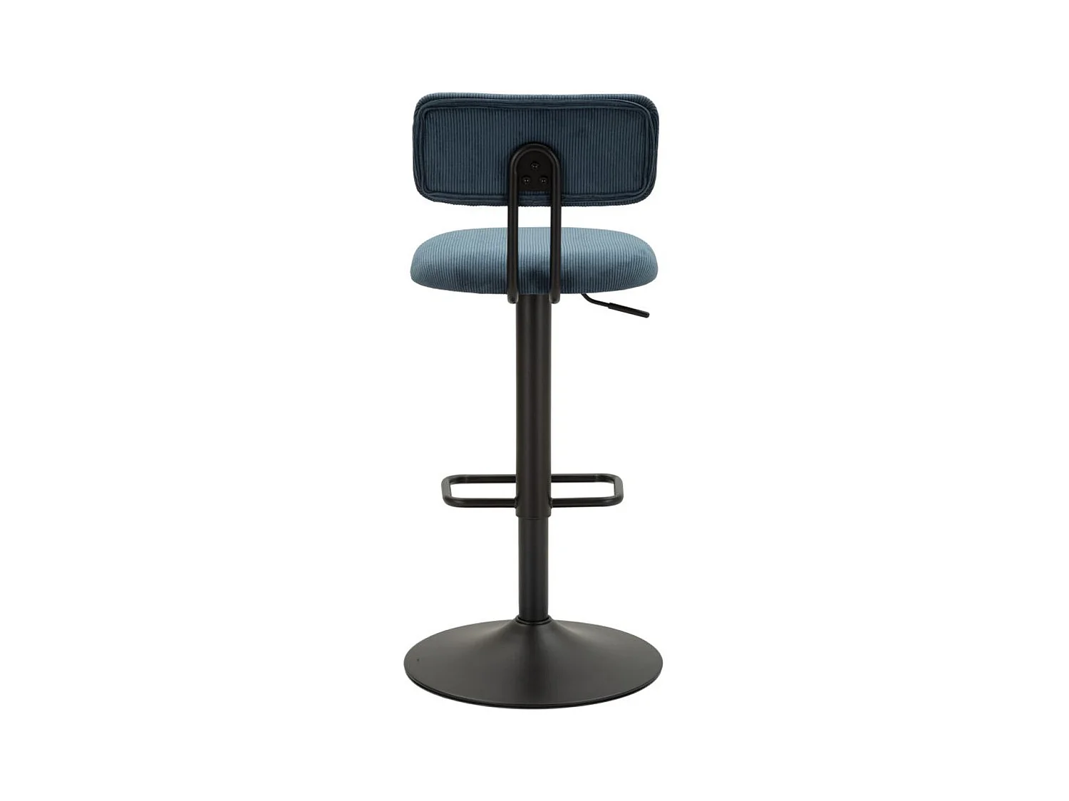 Set van 2 Hoge Krukken MF447, Zwart, 41x47,5x85 cm, Epikasa