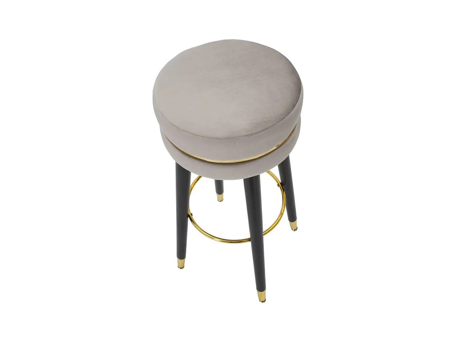 Tabouret Haut MF437, Gris, 35x35x74 cm, Seven Design