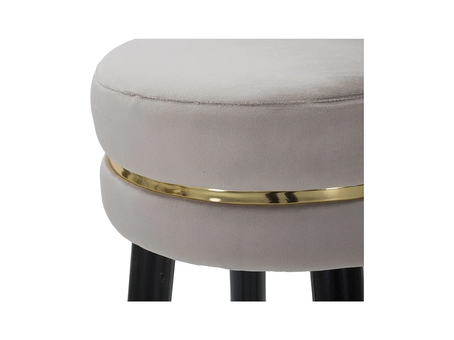Tabouret Haut MF437, Gris, 35x35x74 cm, Seven Design