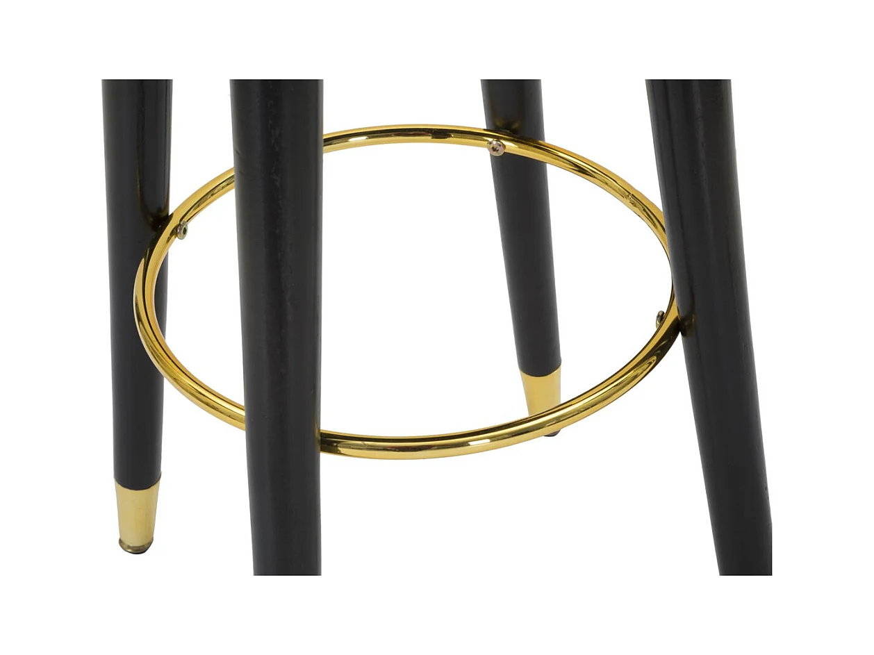 Tabouret Haut MF437, Gris, 35x35x74 cm, Seven Design