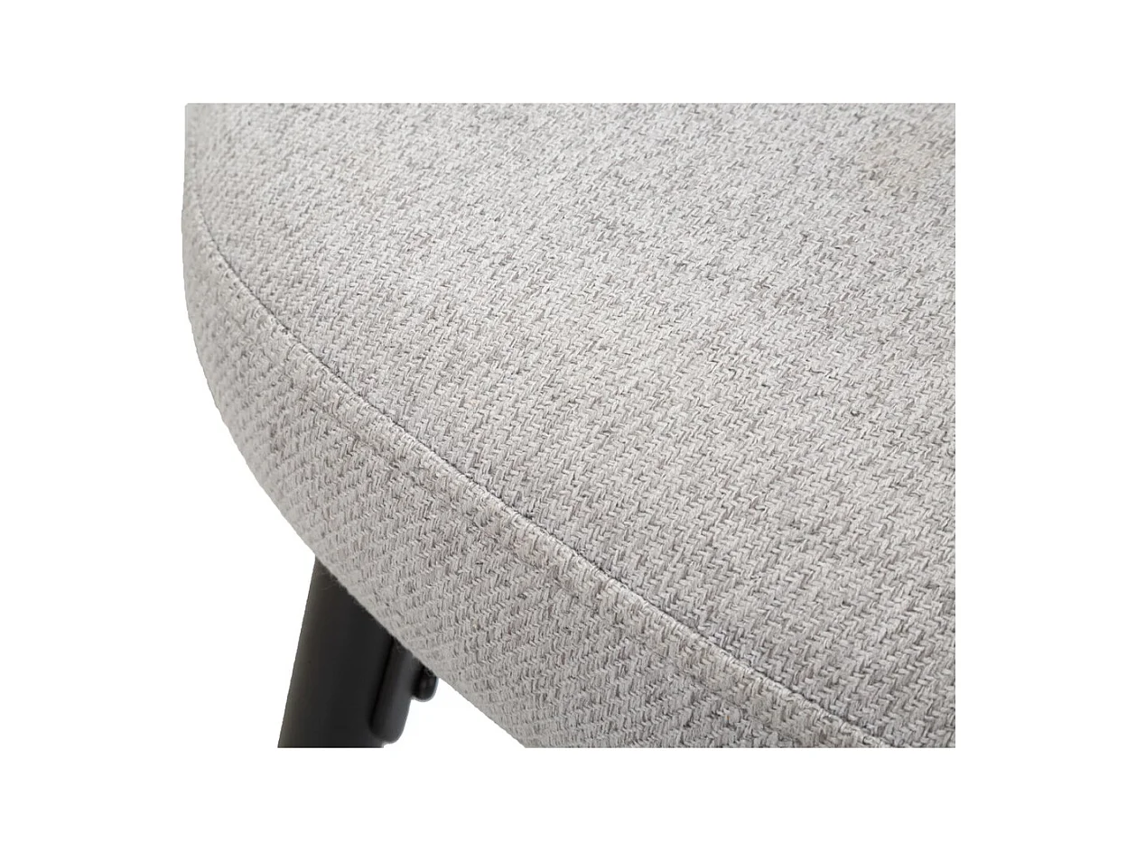 Zestaw 2 wysokich stołków MF432, Szary, 52x59x108 cm, Epikasa