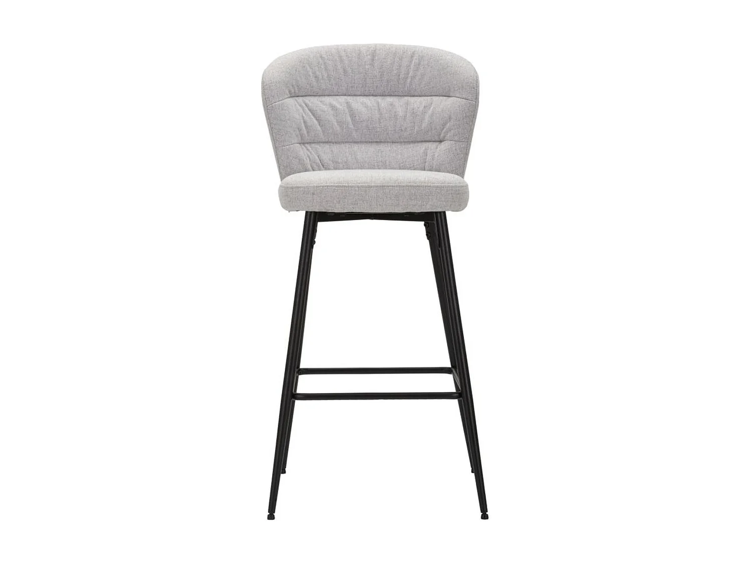 Zestaw 2 wysokich stołków MF432, Szary, 52x59x108 cm, Seven Design