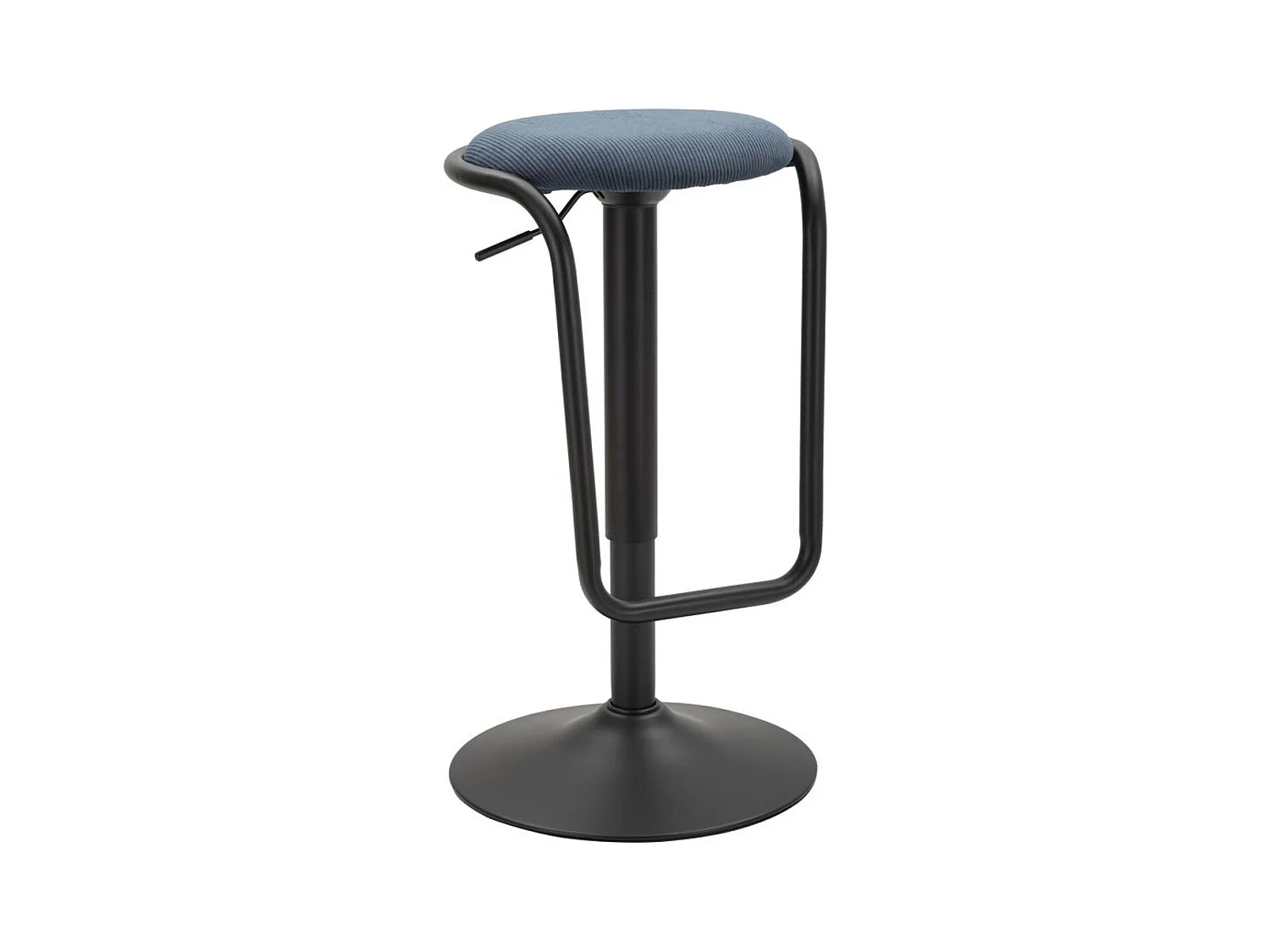 Tabouret Haut MF449, Bleu, 41x41x61 cm, Epikasa