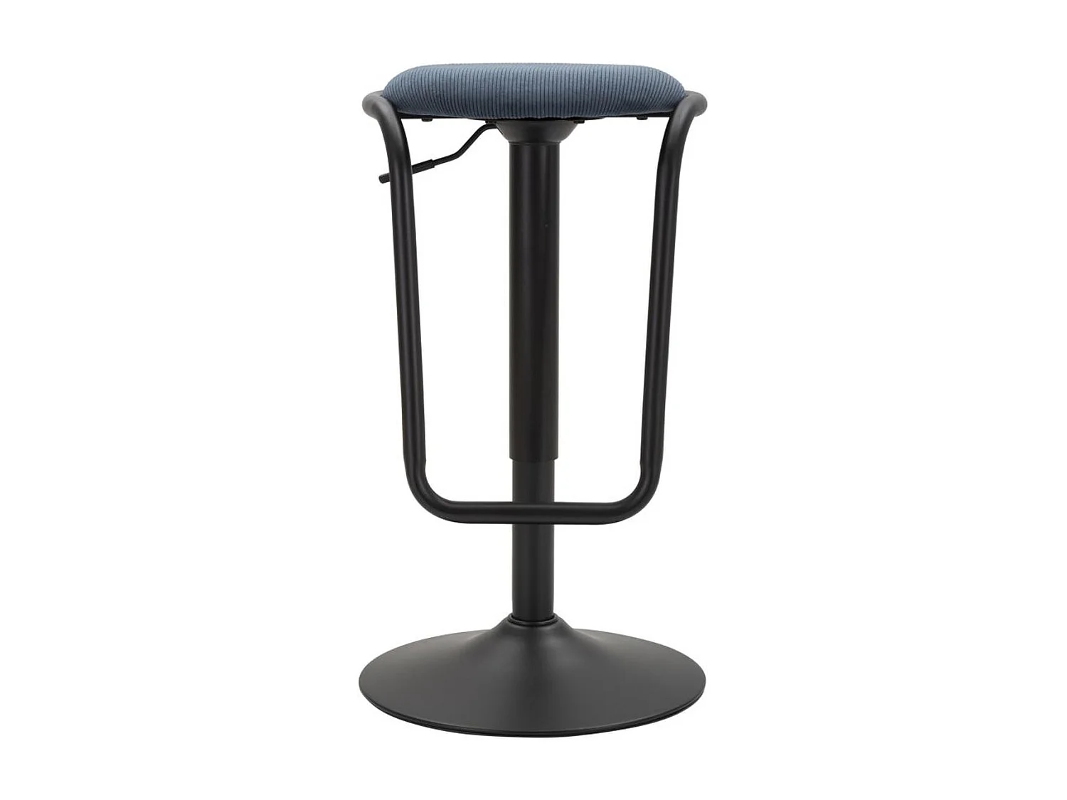 Hoge Kruk MF449, Blauw, 41x41x61 cm, Seven Design