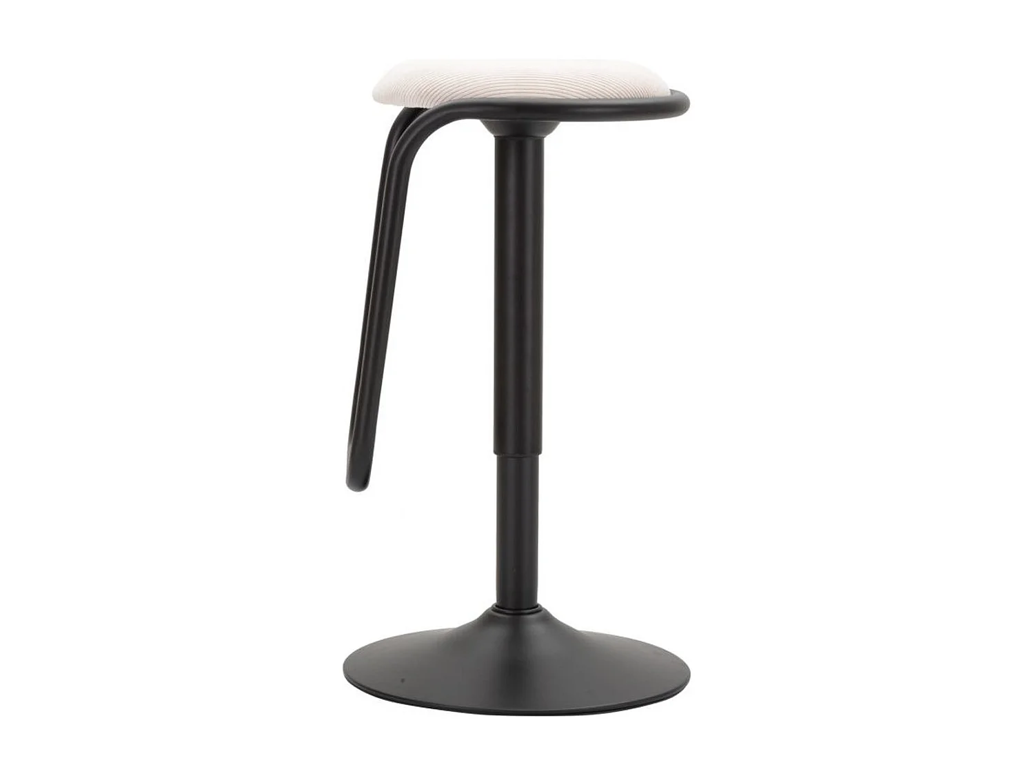Tabouret Haut MF448, Blanc, 41x41x61 cm, Seven Design