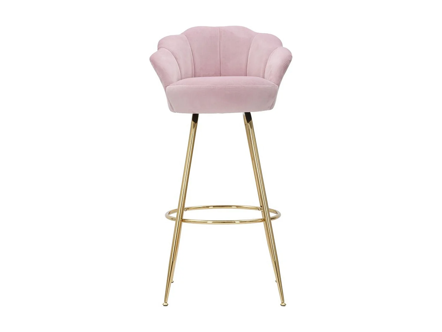 Wysoki Stołek MF453, Różowy, 55x53x110 cm, Seven Design