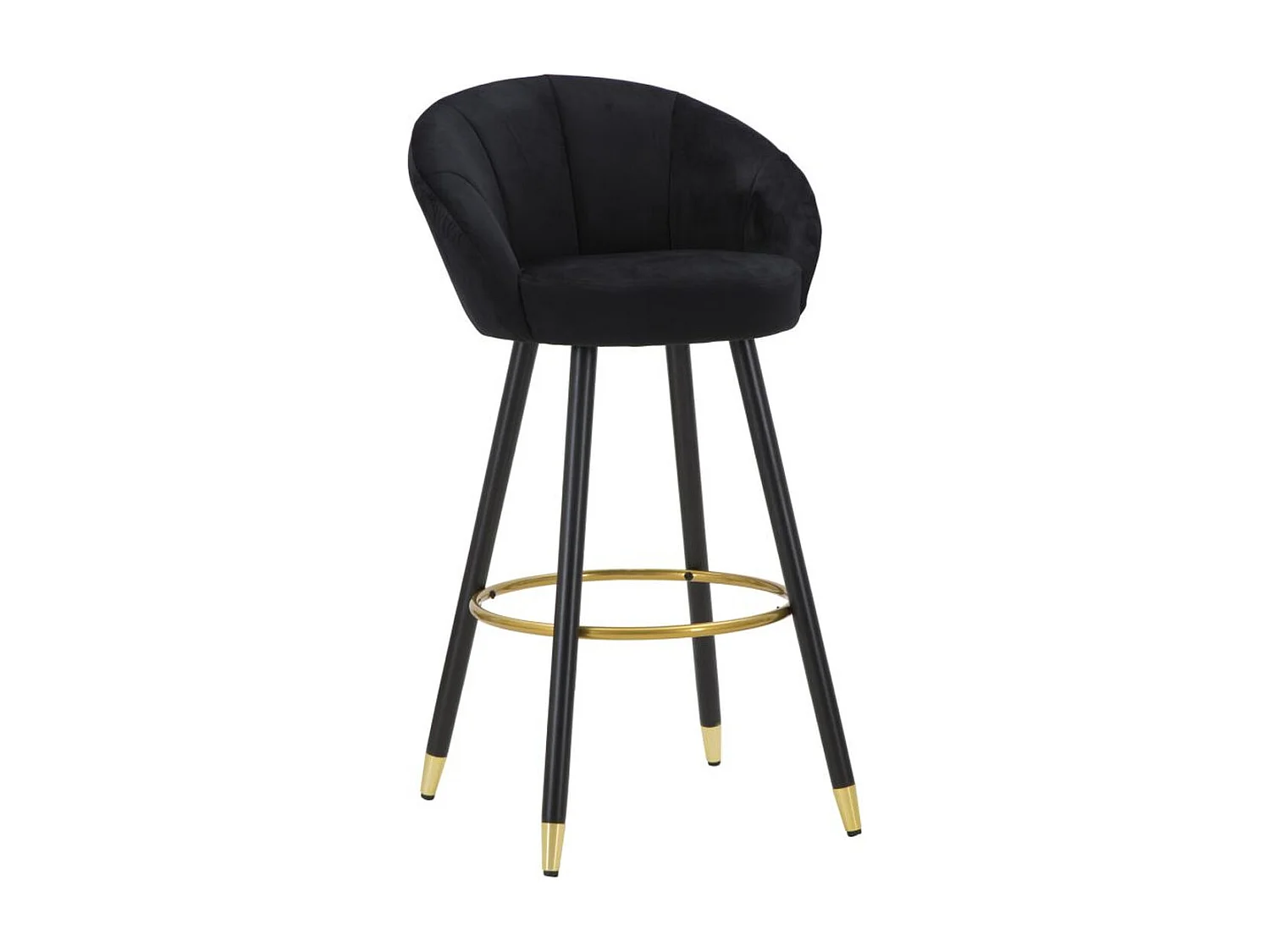 Sgabello Alto MF430, Nero, 55x56x104 cm, Seven Design