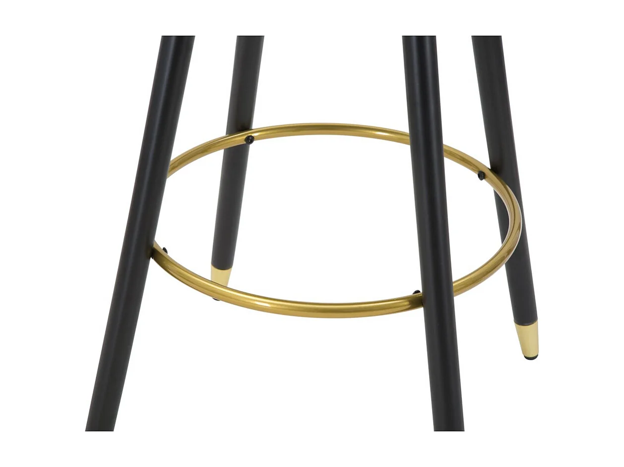 Sgabello Alto MF430, Nero, 55x56x104 cm, Seven Design