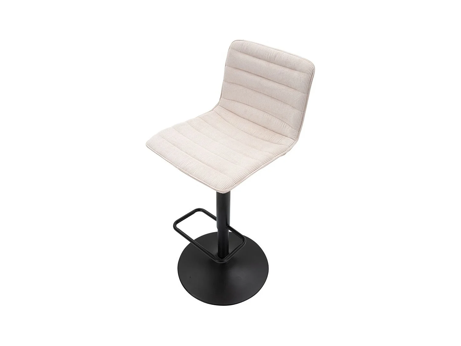 Set di 2 Sgabelli Alti MF444, Bianco, 43x49,5x85,5 cm, Epikasa