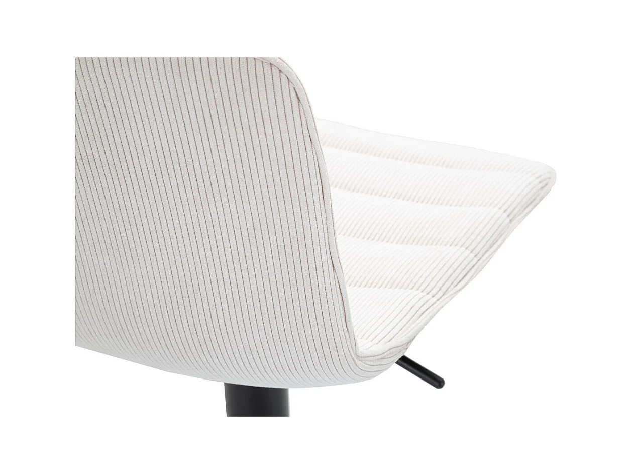 Set di 2 Sgabelli Alti MF444, Bianco, 43x49,5x85,5 cm, Epikasa