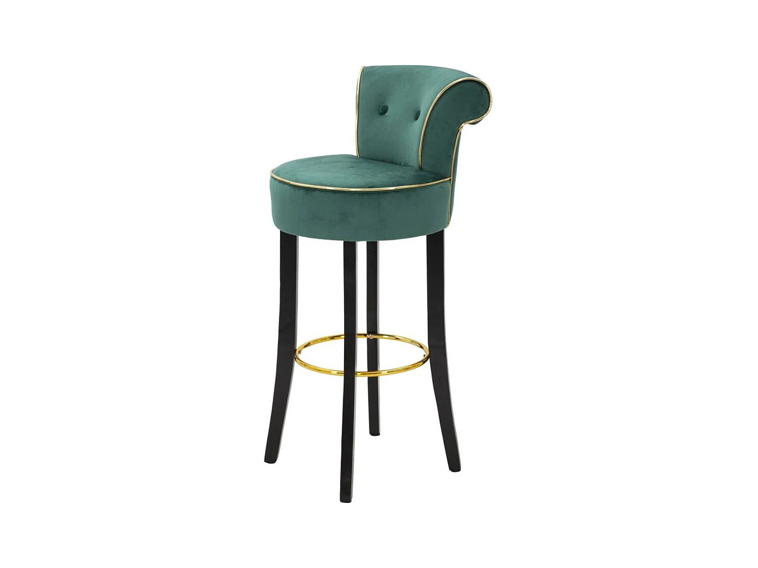 Wysoki Stołek MF443, Zielony, 46x48x96 cm, Epikasa