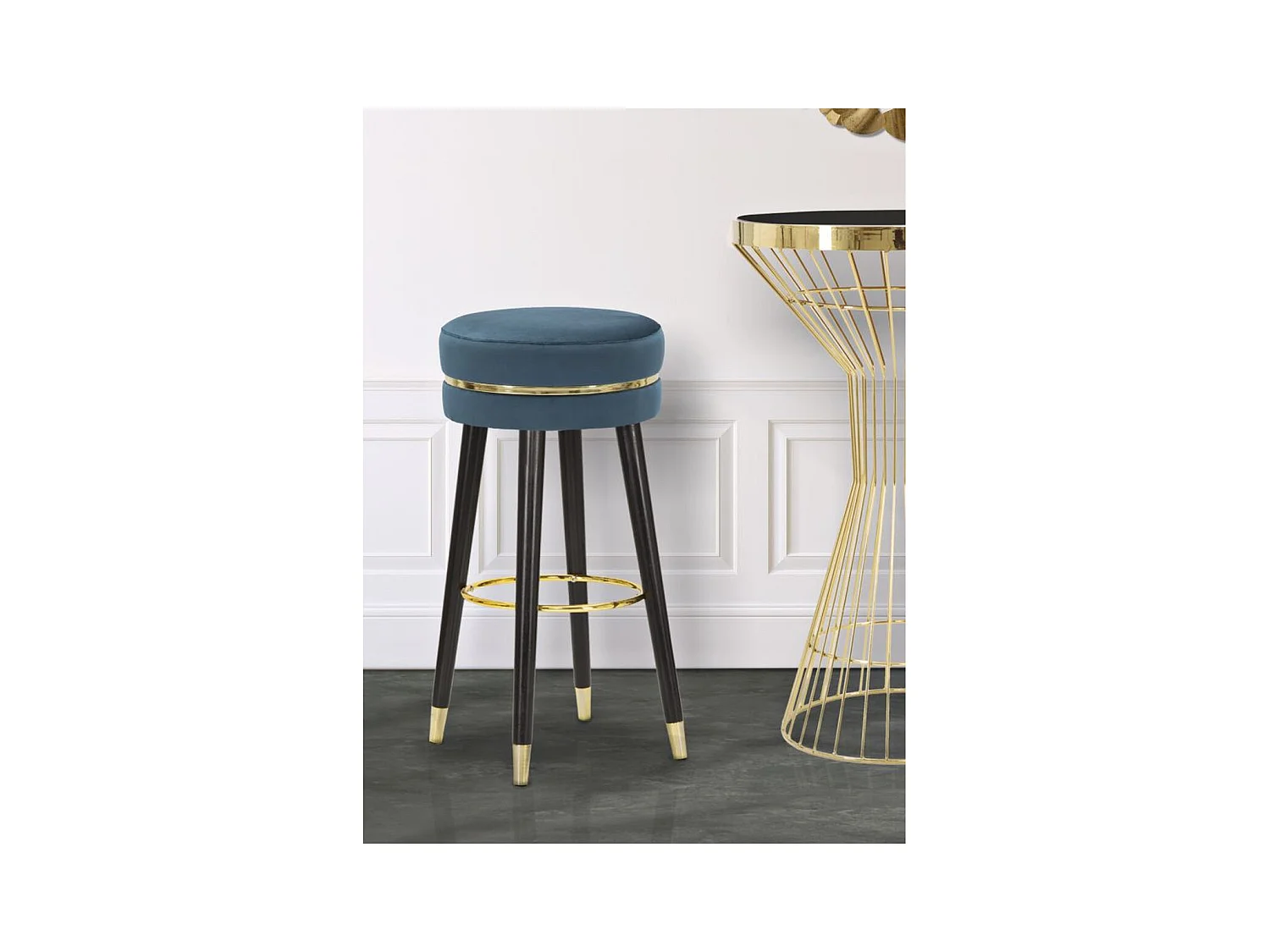 Banco Alto MF439, Verde, 35x35x74 cm, Epikasa