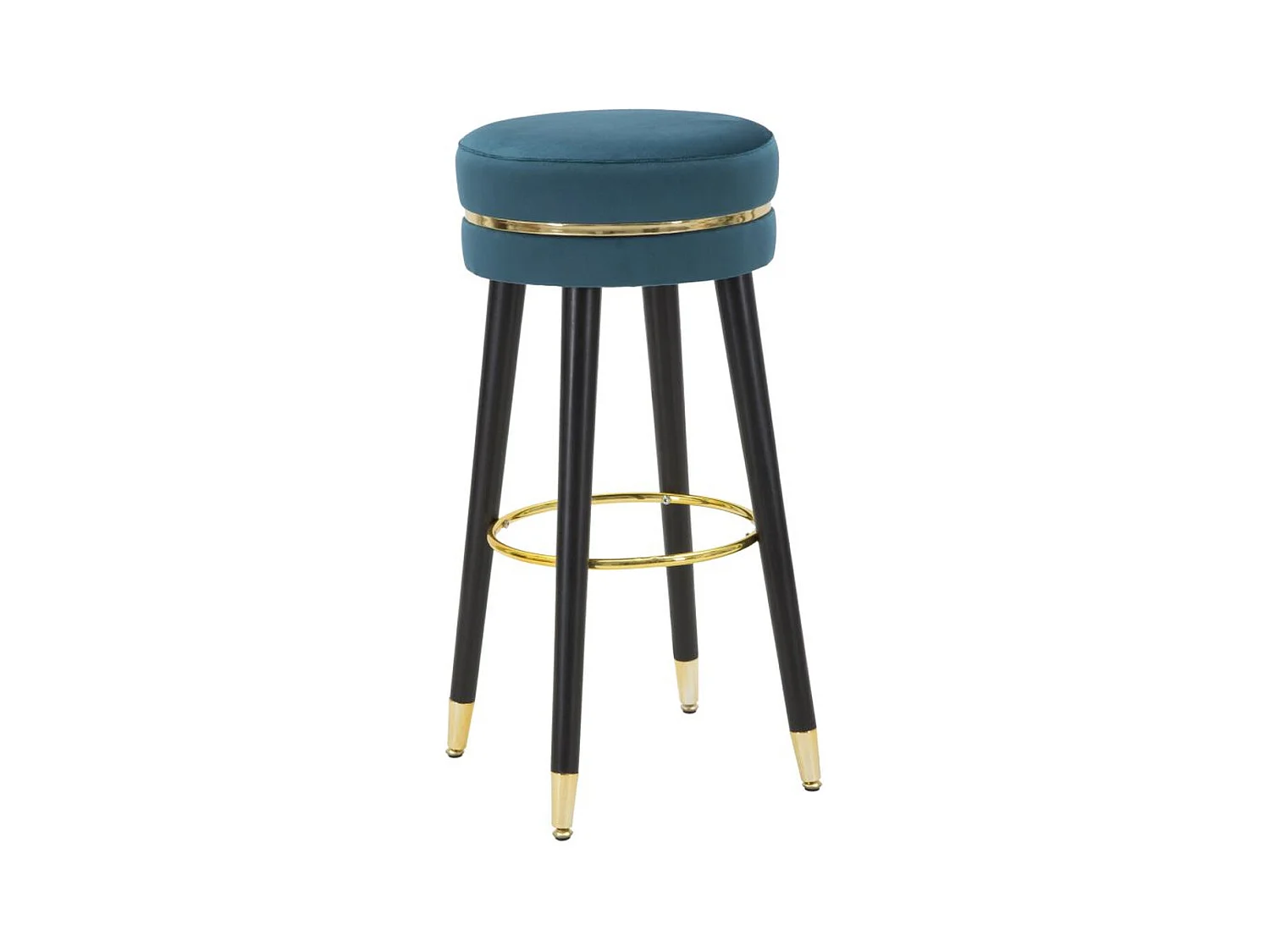 Tabouret Haut MF439, Vert, 35x35x74 cm, Epikasa