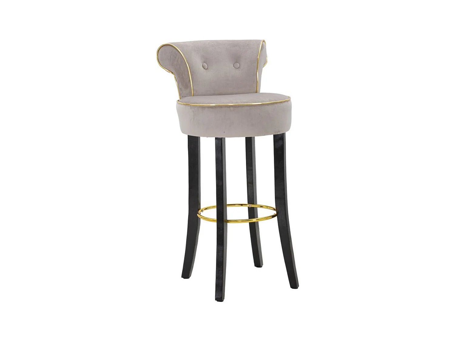 Tabouret Haut MF441, Gris, 46x48x96 cm, Epikasa